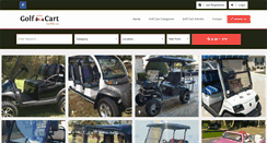Desktop Screenshot of golfcartguide.com