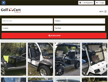 Tablet Screenshot of golfcartguide.com